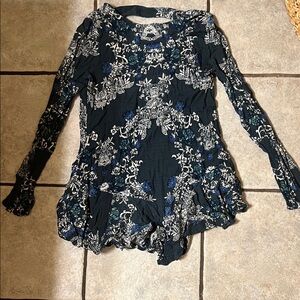 Free People Floral long sleeve Dress
